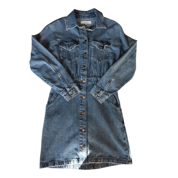 Dynamite Dresses & Skirts - Dynamite‎ Denim Button-Up Dress Jean